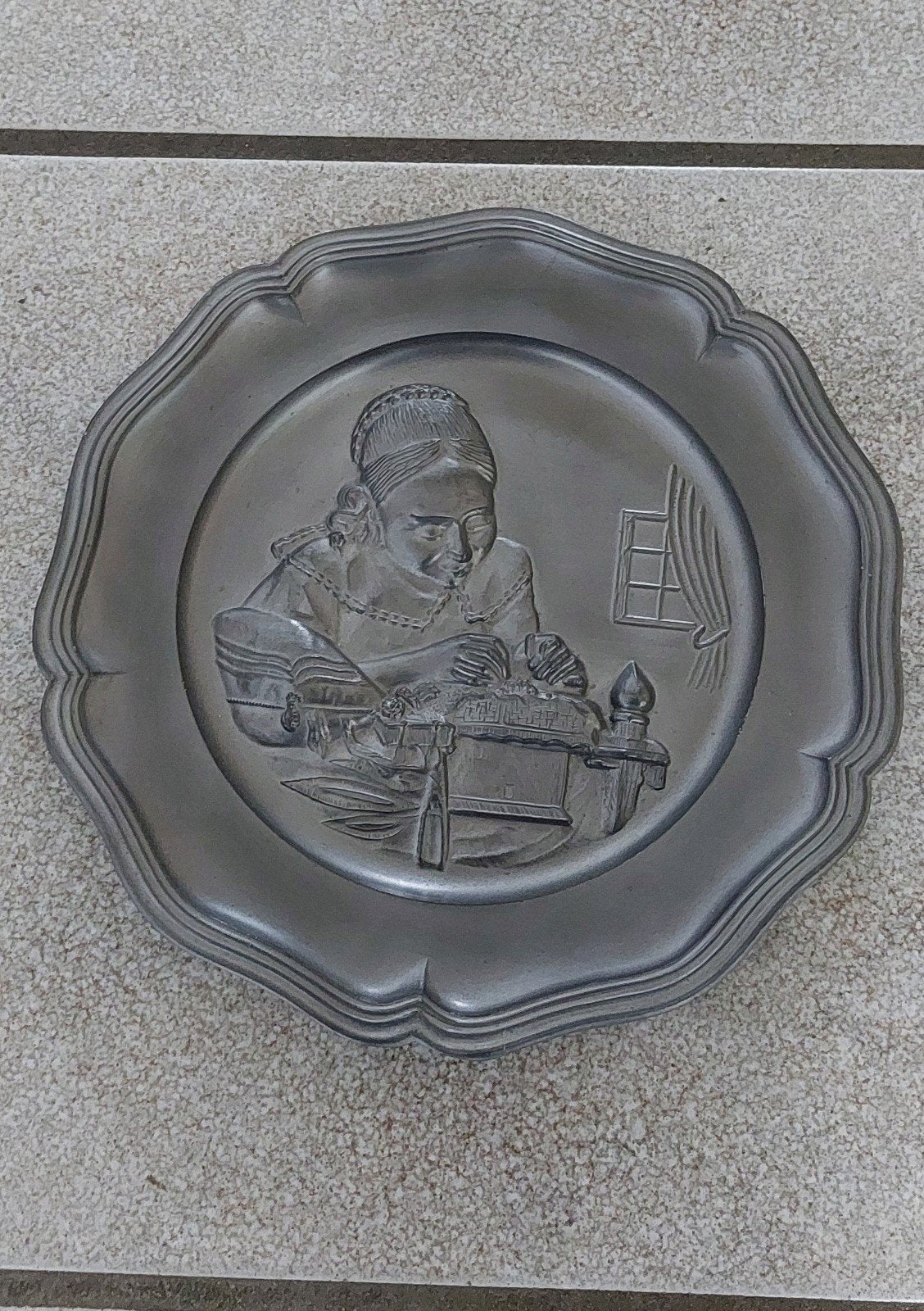 tinnen schotel, Ophalen of Verzenden
