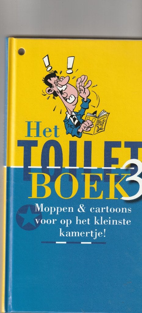 Het Toilet boek 3 Moppen & Cartoons voor op het kleinste, Boeken, Ophalen of Verzenden, Zo goed als nieuw, Moppen