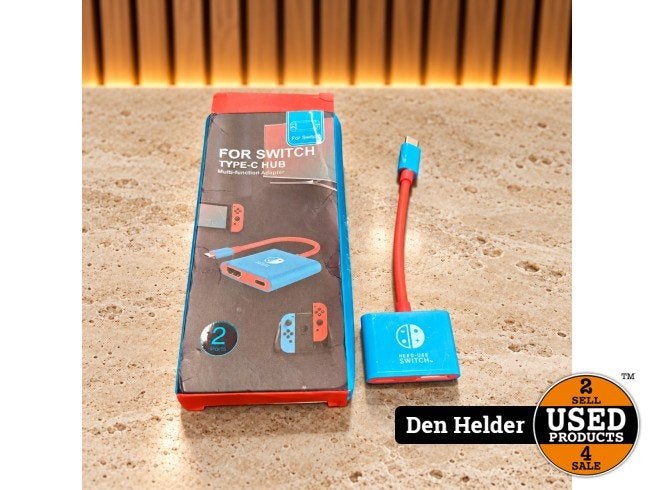 Nintendo Switch Type-C HUB - In Nette Staat