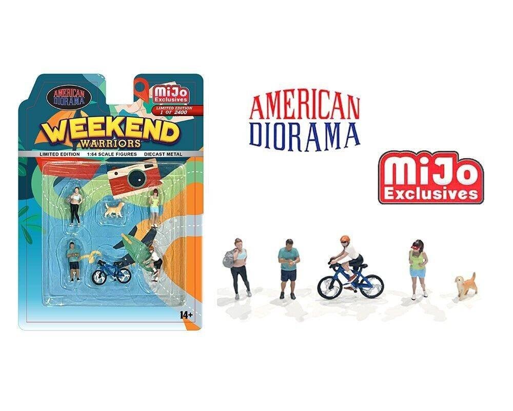 Figuurtjes, poppetjes American Diorama 1/64 Weekend Warriors, Hobby en Vrije tijd, Ophalen of Verzenden, Nieuw, Overige typen
