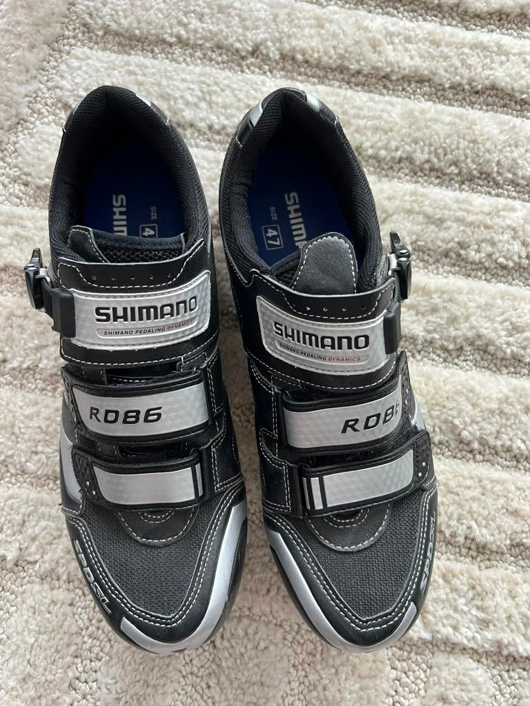 Shimano heren wielrenschoenen maat 46-47 z.g.a.n!, Ophalen, Zo goed als nieuw, Schoenen