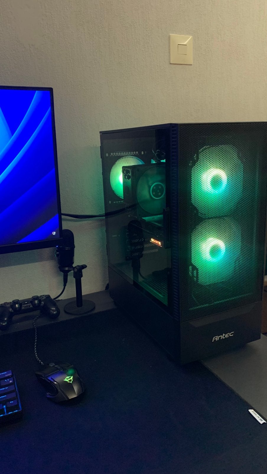Krachtige gaming PC met RGB verlichting, Computers en Software, Desktop Pc's, Zo goed als nieuw, SSD, Gaming, Ophalen