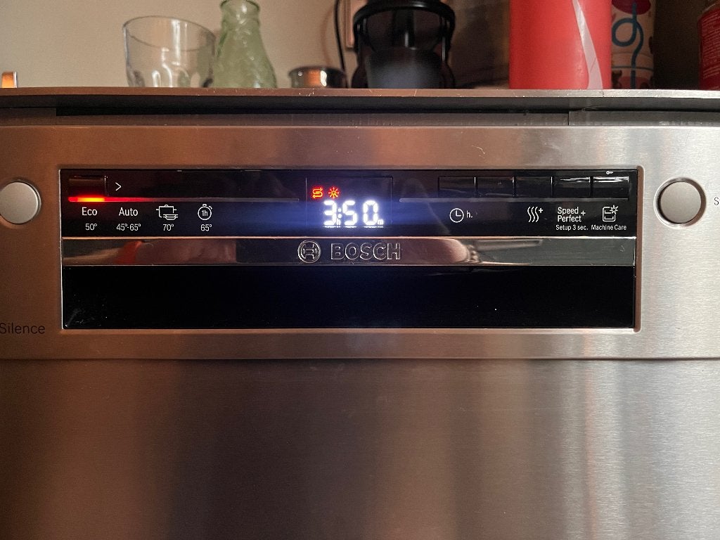 Bosch vaatwasser, Witgoed en Apparatuur, Vaatwasmachines, Ophalen, Gebruikt, Eco programma, 90 tot 95 cm