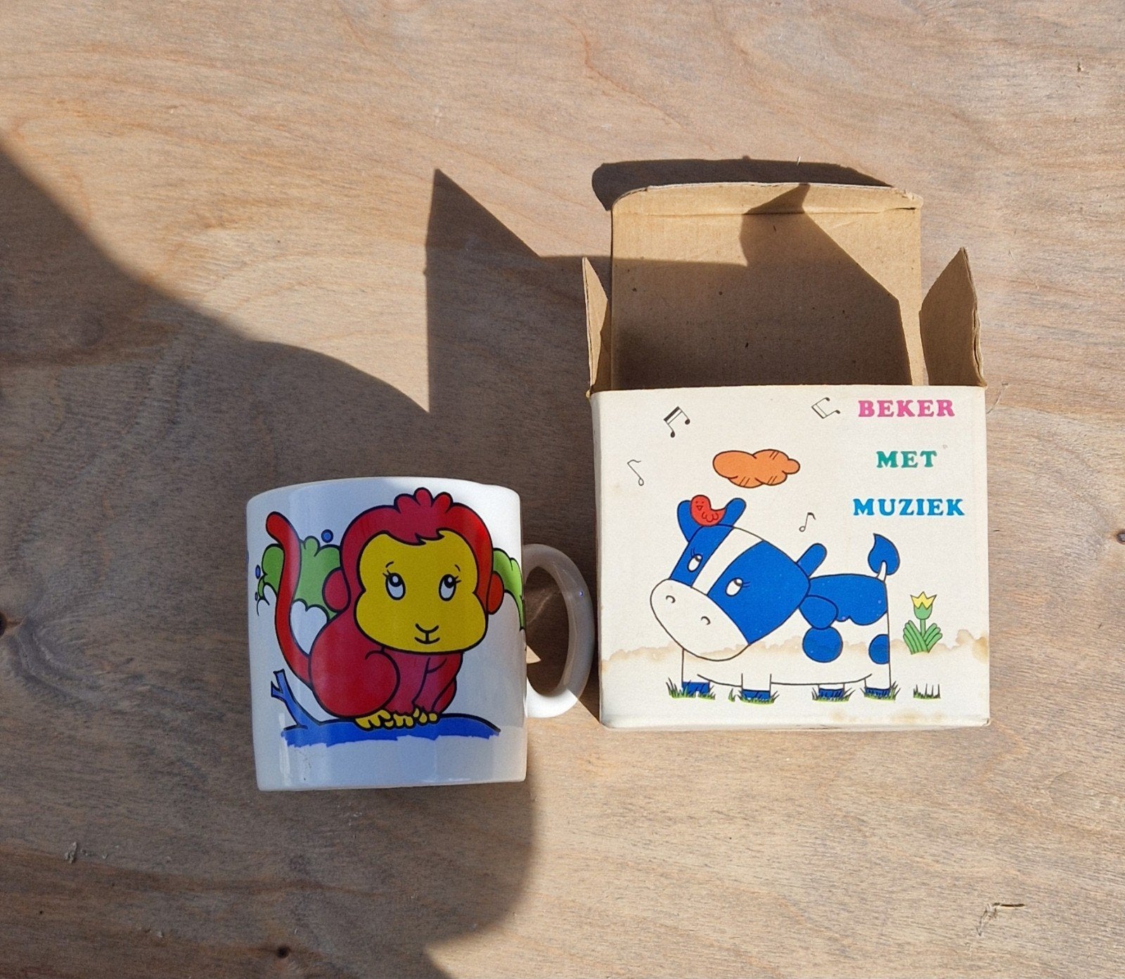 Vintage WGP Jaren '70 Kinder Mok met Originele Doos, Ophalen of Verzenden