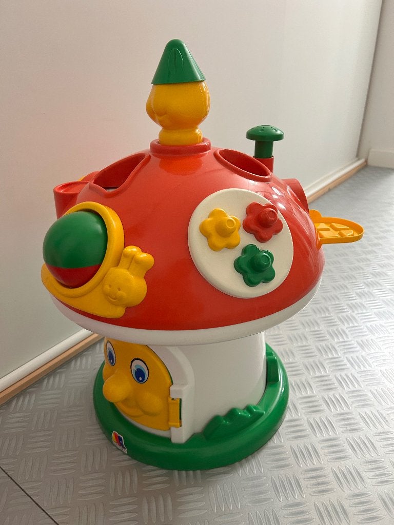Paddestoel speelgoed, Ophalen, Gebruikt