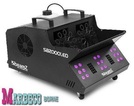 Rookmachine + Bellenblaas Double, LED, 3 in 1, Smoke, Bubble, Muziek en Instrumenten, Licht en Laser, Rookmachine, Nieuw, Info@marbeco.nl