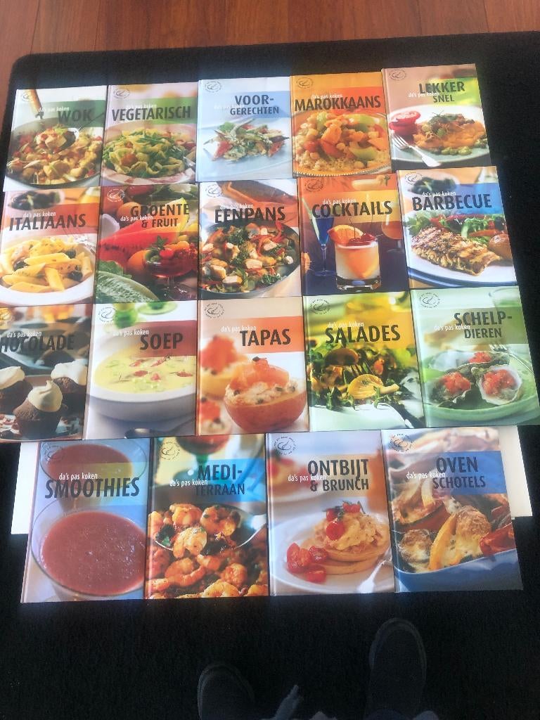 29 kookboeken uit de serie Da's Pas Koken., Ophalen, Nieuw, Tapas, Hapjes en Dim Sum, Gezond koken