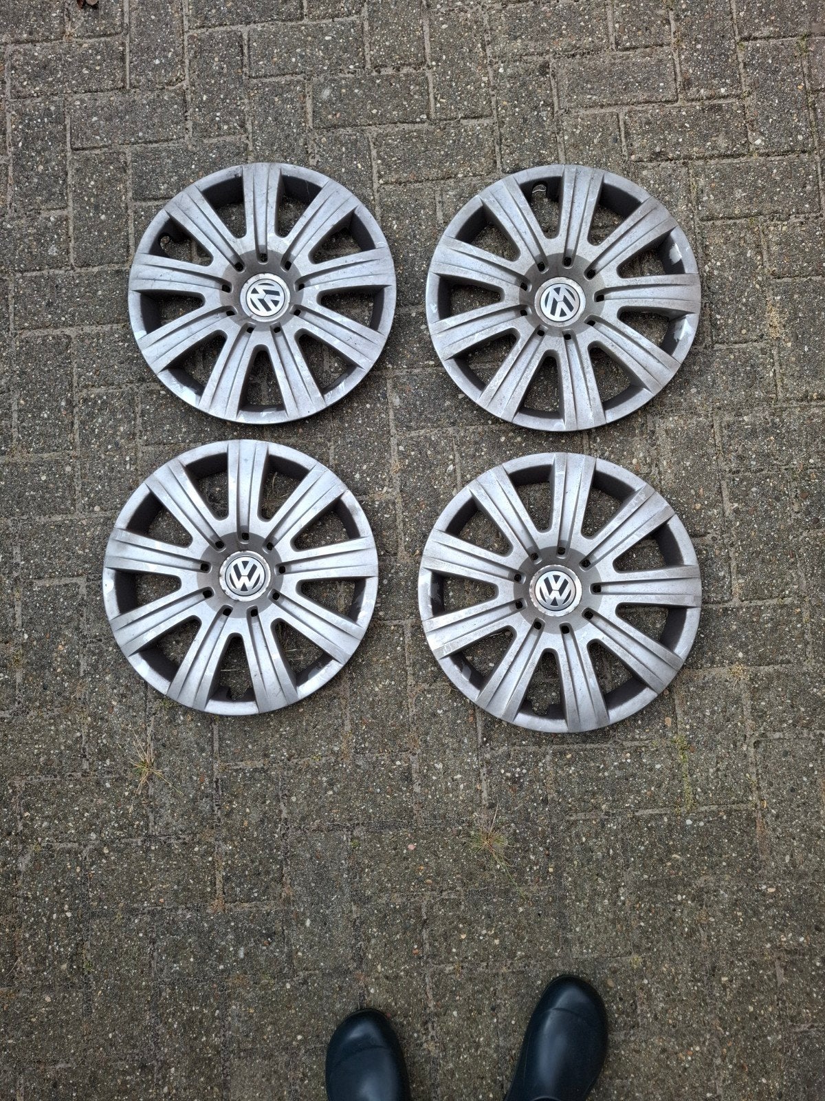 4 nette wieldoppen 16 inch vw Tiquan., Ophalen of Verzenden