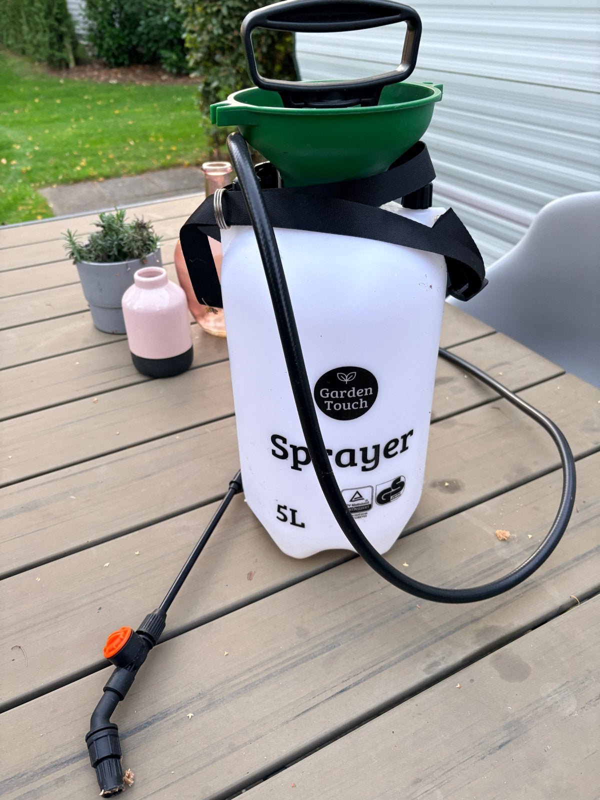 Garden Touch Drukspuit 5L - Ideaal voor tuinonderhoud, Tuin en Terras, Ophalen of Verzenden, Zo goed als nieuw, Handsproeier
