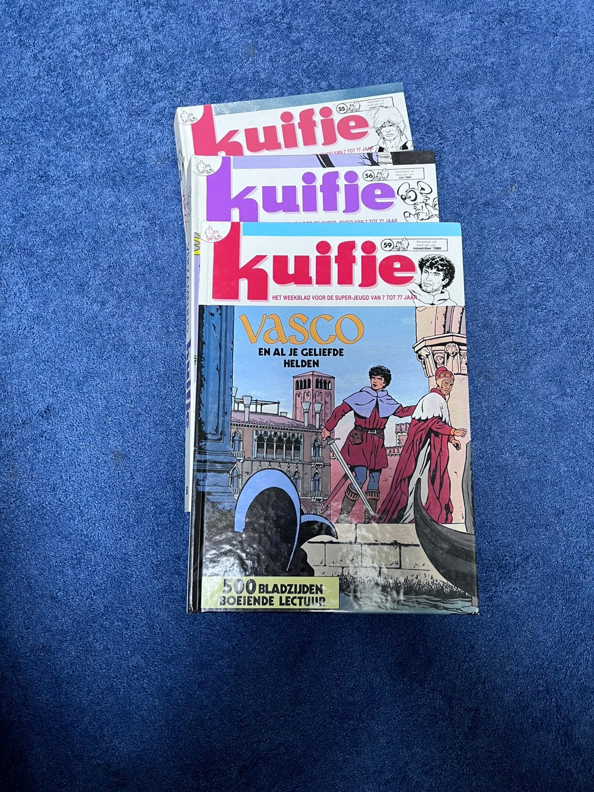 Stripboeken kuifje, Meerdere stripboeken, Ophalen, Gelezen