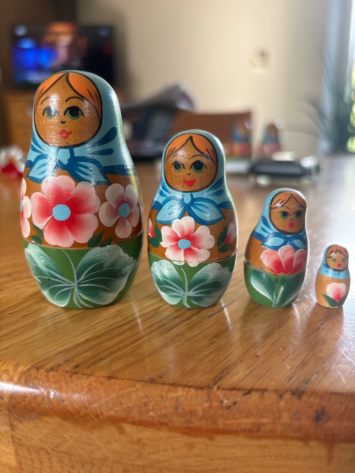 Set van 4 Russische Matroesjka poppen, Verzamelen, Ophalen of Verzenden, Zo goed als nieuw