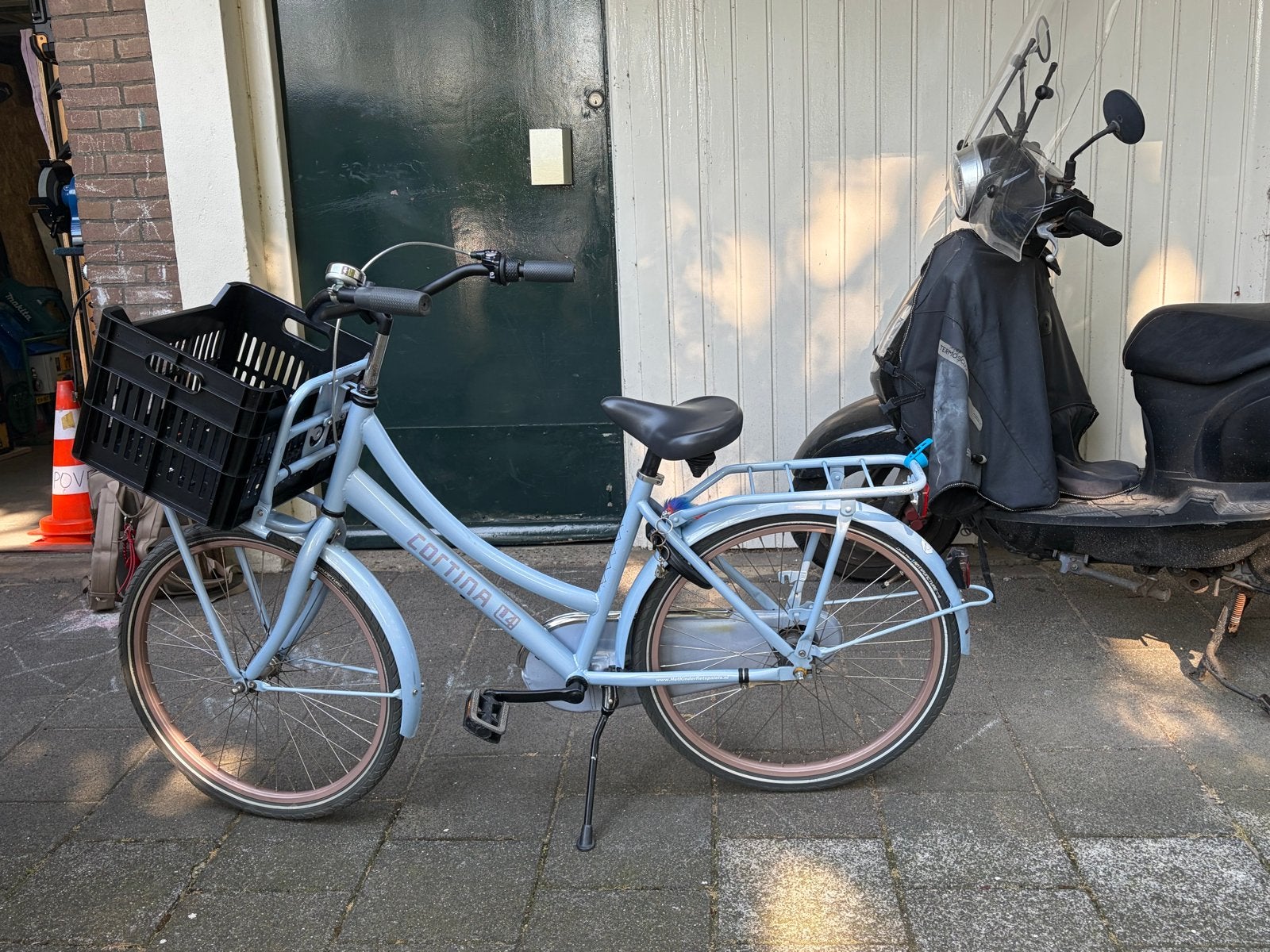 Cortina U4 transportfiets - versnellingsnaven defect, Gebruikt, Velgrem, Versnellingen, 50 tot 53 cm