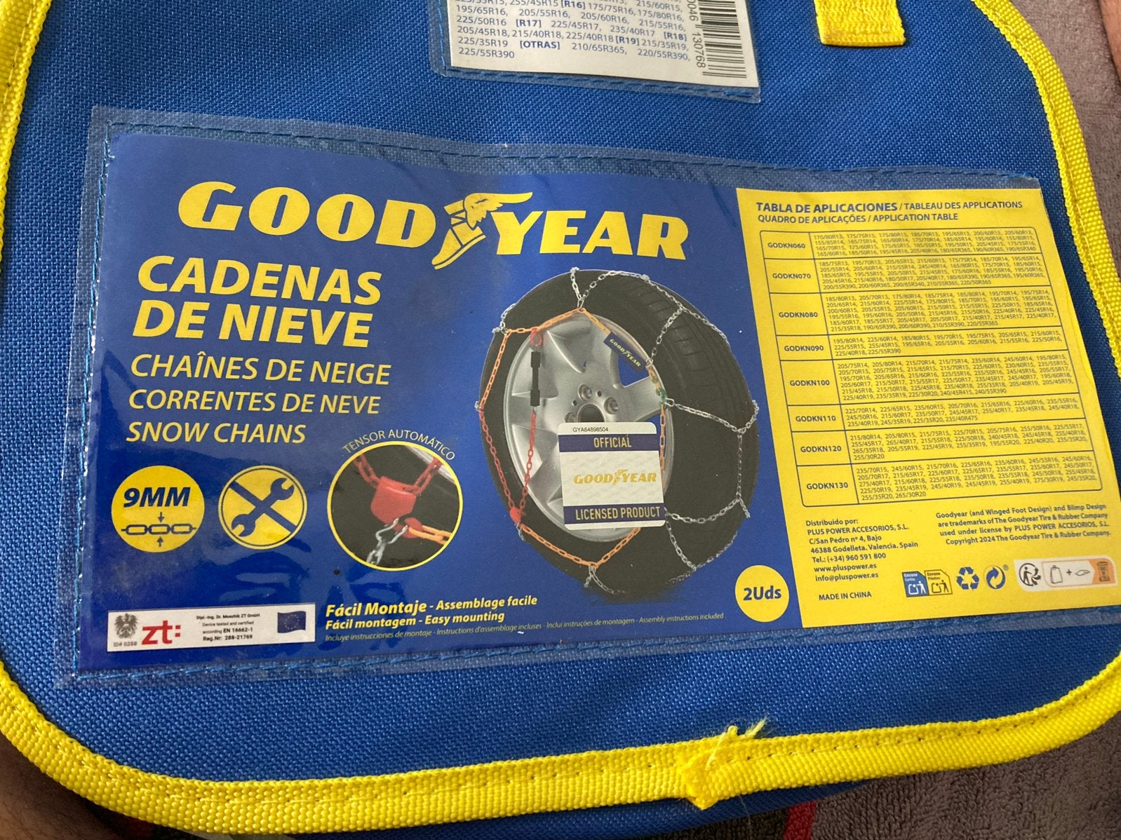 Goodyear T-90 Sneeuwkettingen - Nieuw in verpakking, Ophalen, Nieuw