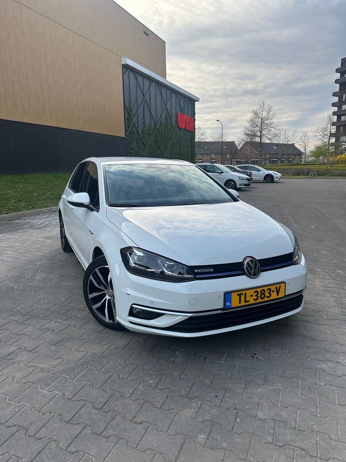 Volkswagen Golf 1.5 TSI 130pk 5D Bluemotion 2018 Wit, Auto's, Volkswagen, 1498 cc, Zwart, 4 cilinders, Alcantara