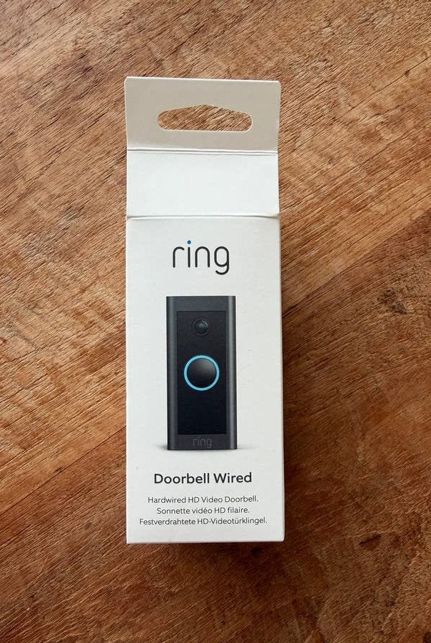 Ring Video Deurbel Wired - Nieuw in doos, Ophalen, Bewegingsdetectiesensor, Nieuw, Bedraad