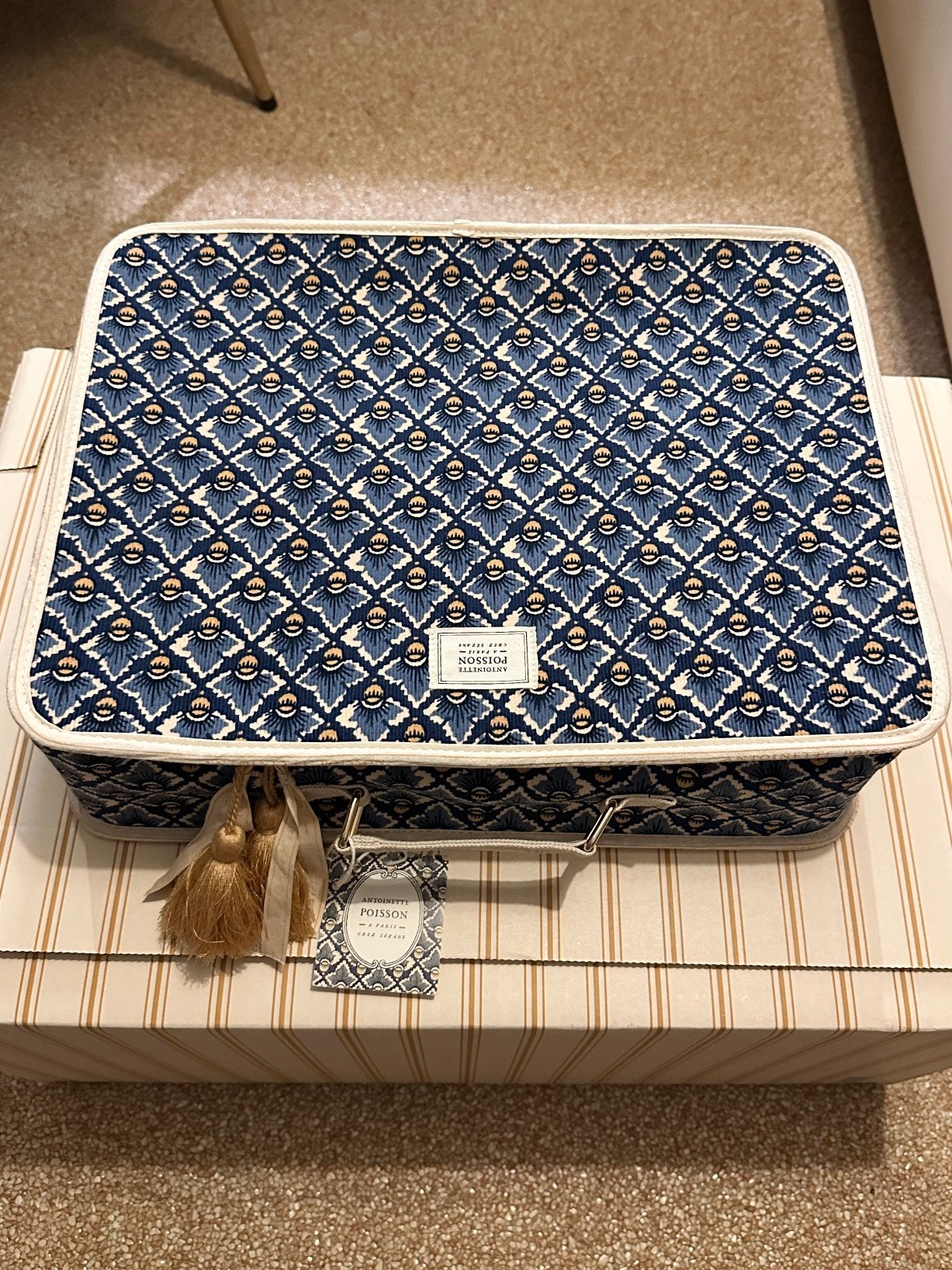 Sezane koffer, Ophalen of Verzenden, Nieuw, Overige materialen