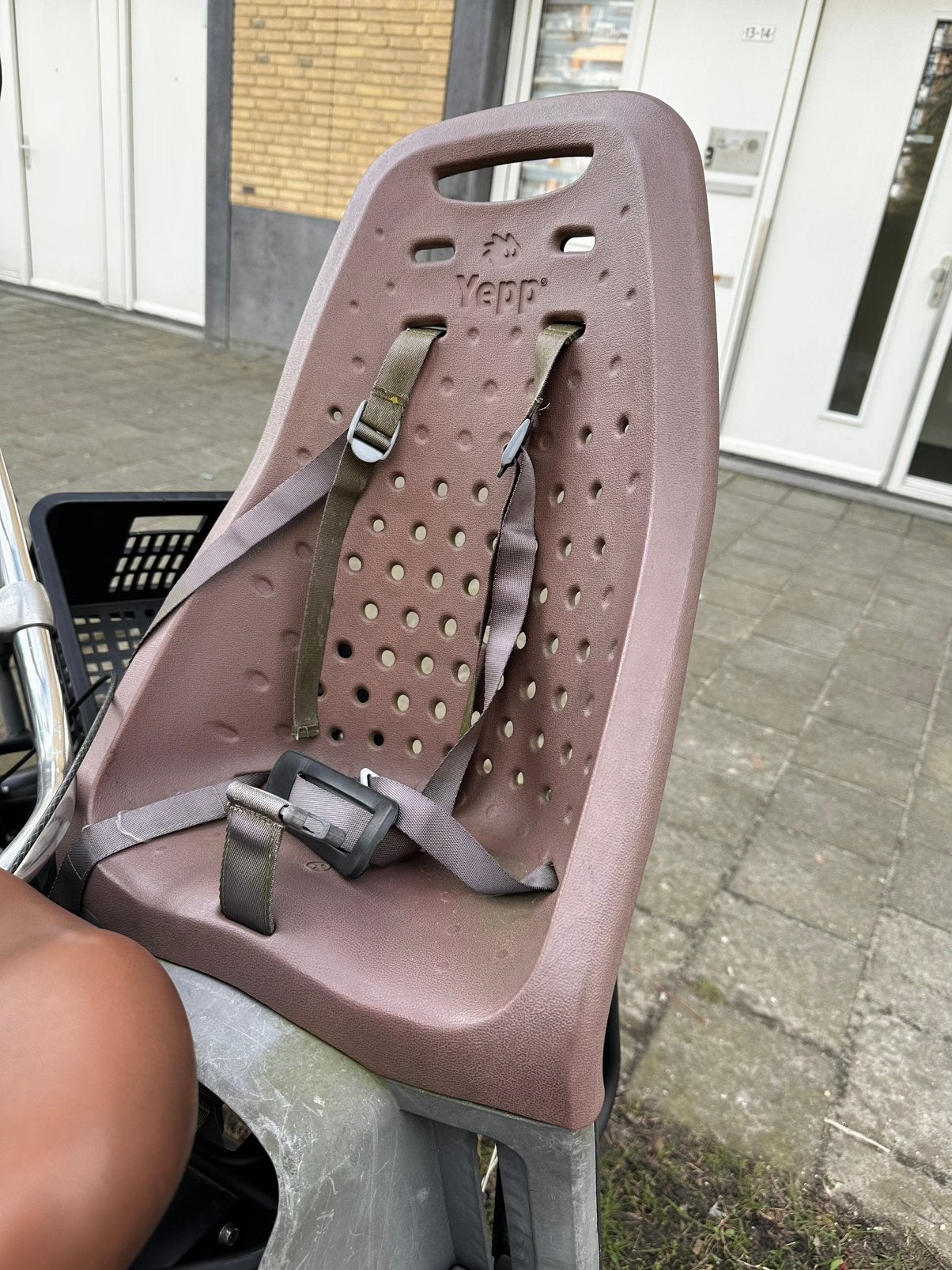 Yepp fietsstoeltje te koop, Ophalen, Achterzitje, 9 t/m 36 kg, Gebruikt