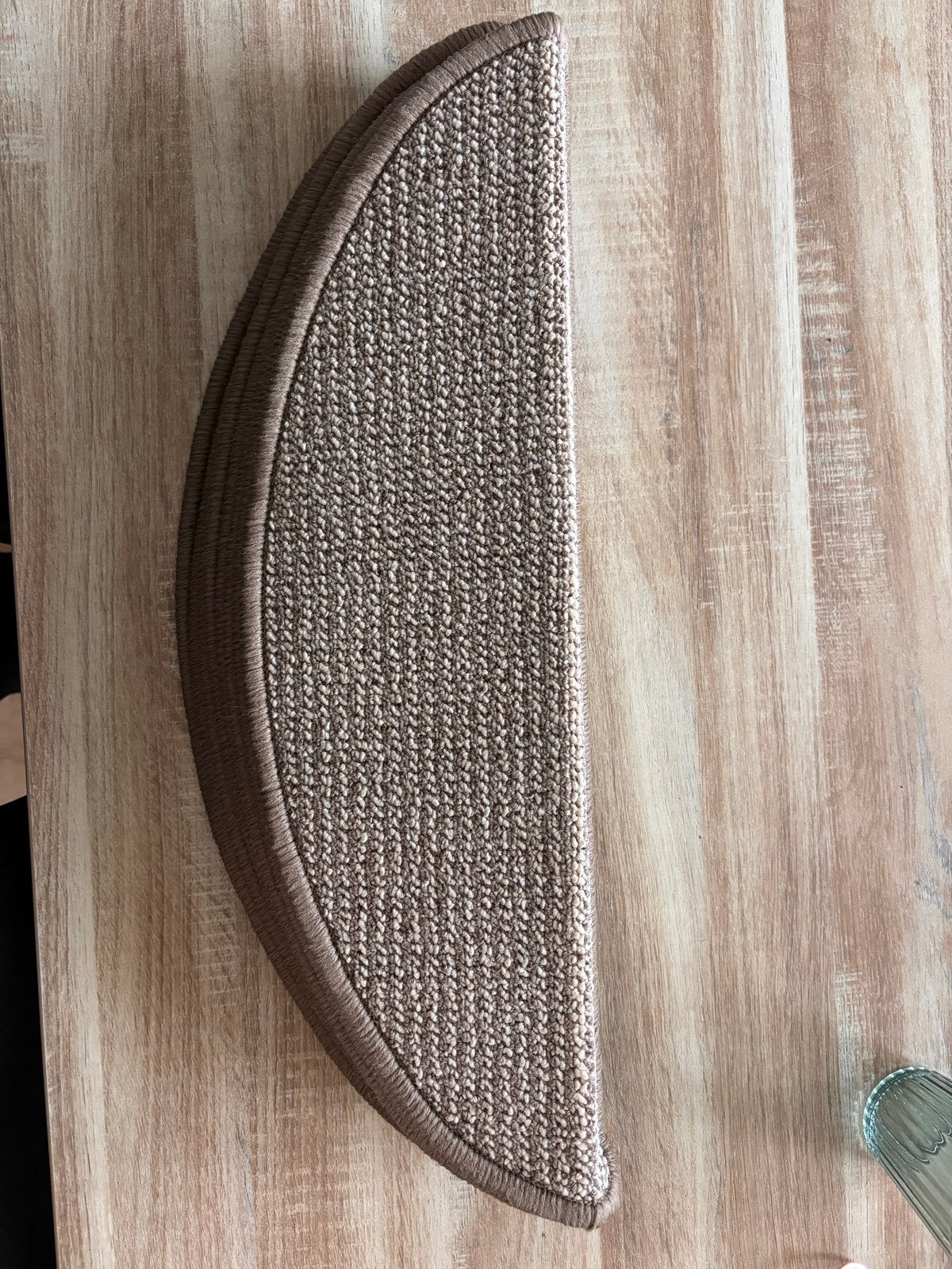 Halve maantjes trapmatten - Bruin/Beige, Ophalen, Minder dan 50 cm, Bruin, Nieuw