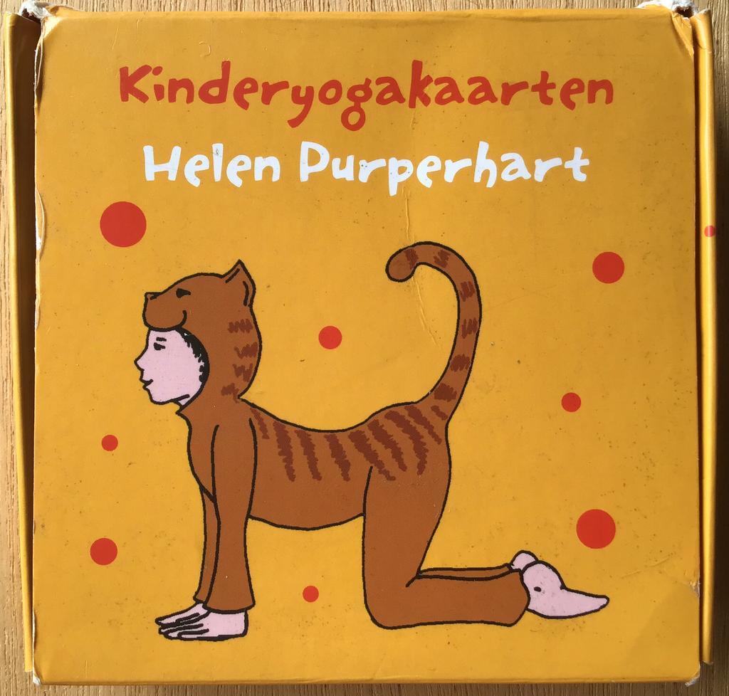 Kinderyogakaarten Helen Purperhart - vanaf 4 jaar - ZGAN, Ophalen of Verzenden, Zo goed als nieuw, Overig