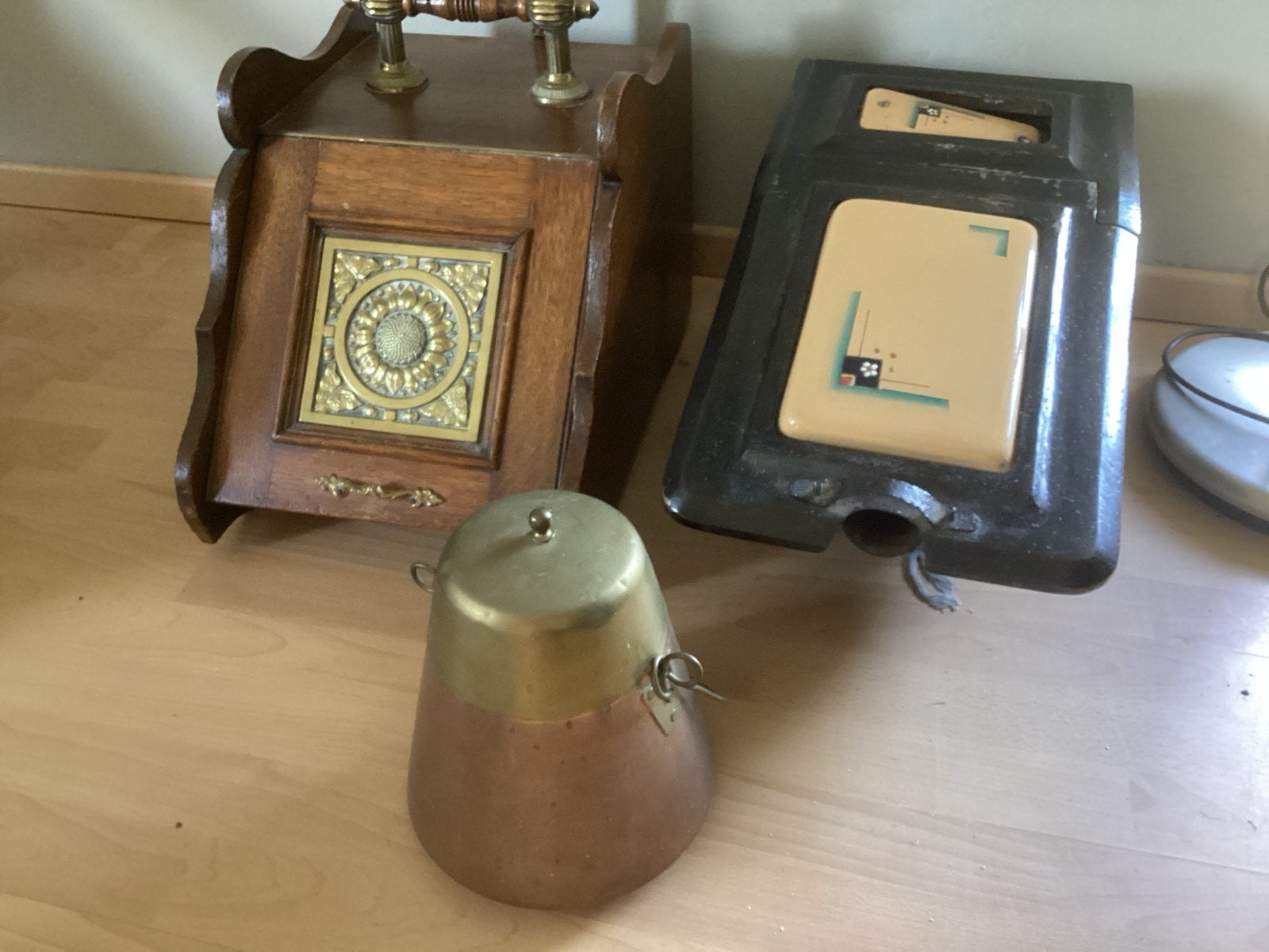 2x Vintage Kolenkit en Doofpot, Ophalen