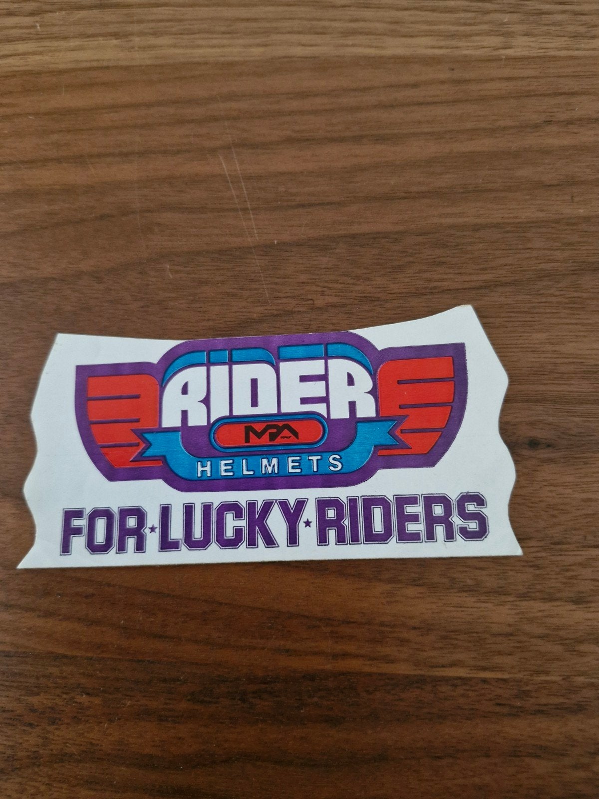 202 Sticker Rider Helmets fie Lucky riders, Ophalen of Verzenden, Zo goed als nieuw, Auto of Motor