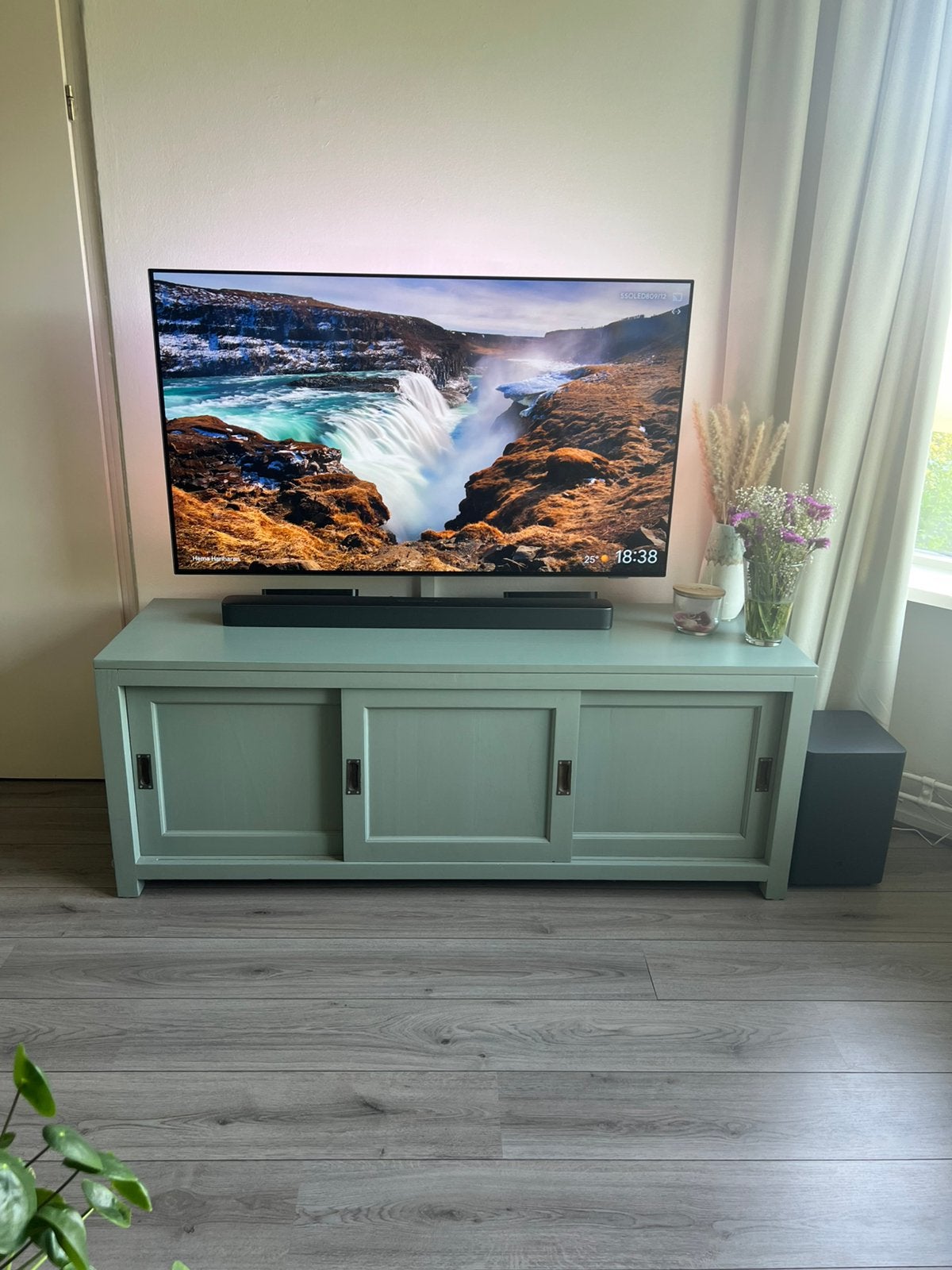TV meubel, Ophalen, Zo goed als nieuw, 25 tot 50 cm, Minder dan 100 cm