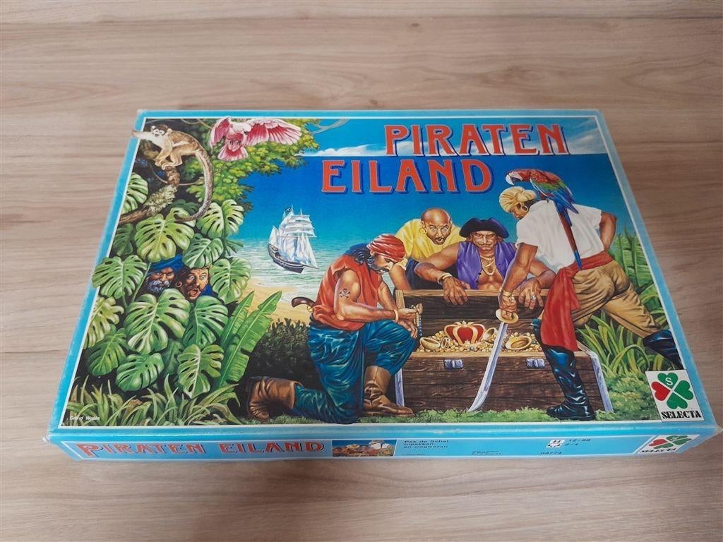 Piraten Eiland - s1317, Hobby en Vrije tijd, Gezelschapsspellen | Bordspellen, Verzenden, Zo goed als nieuw
