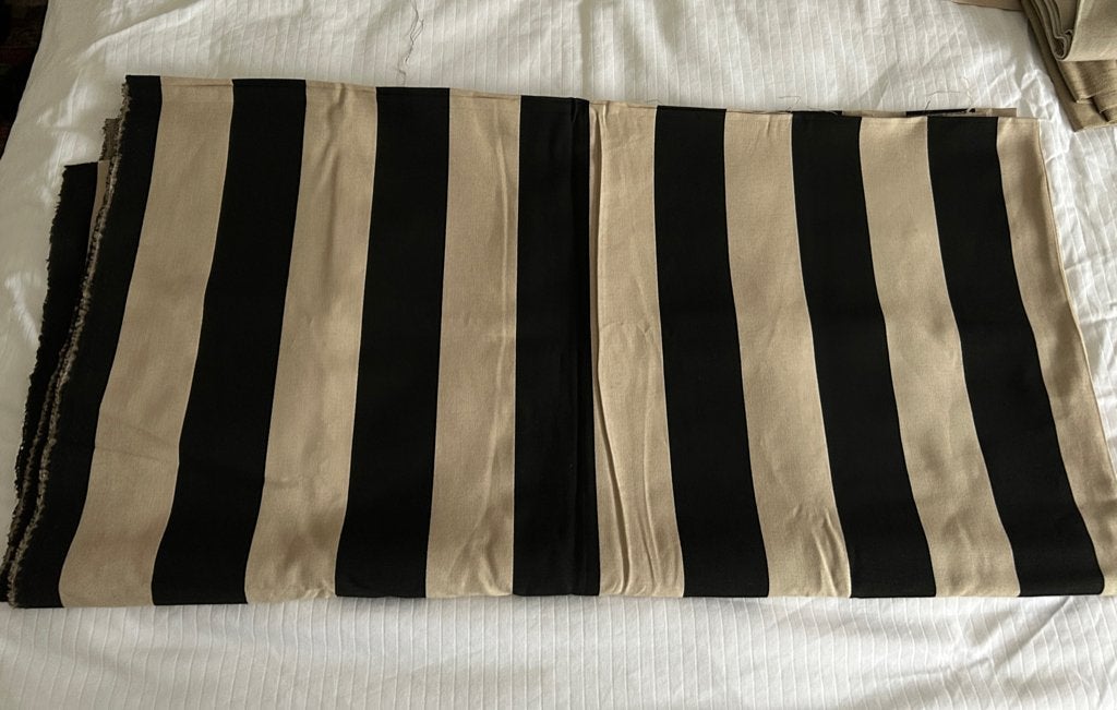 lap stof + 2 voeringstoffen, Overige materialen, 120 cm of meer, Beige, Nieuw