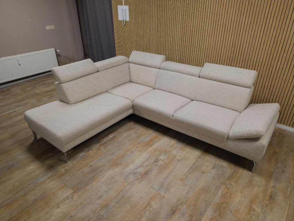 Z.G.A.N BEIGE MONTEL MODENA Hoekbank - TOPSTAAT !!!, Info@banxtel.nl, Hoekbank, Hoekbank, Ophalen of Verzenden