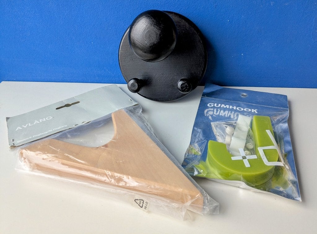 Allerlei haken/GUMHOOK AVLÅNG, Wandkapstok, Ophalen of Verzenden, Zo goed als nieuw, Minder dan 100 cm