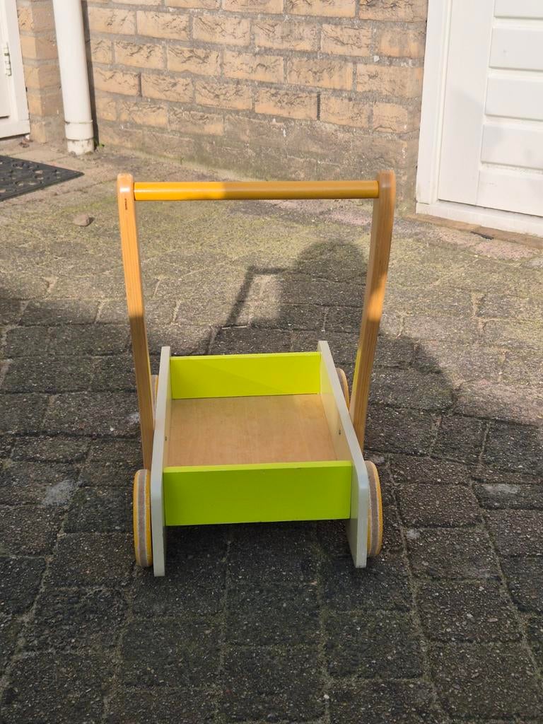 Houten loopwagen Sophie de Giraf, Ophalen, Gebruikt, Overige typen, Met wieltjes