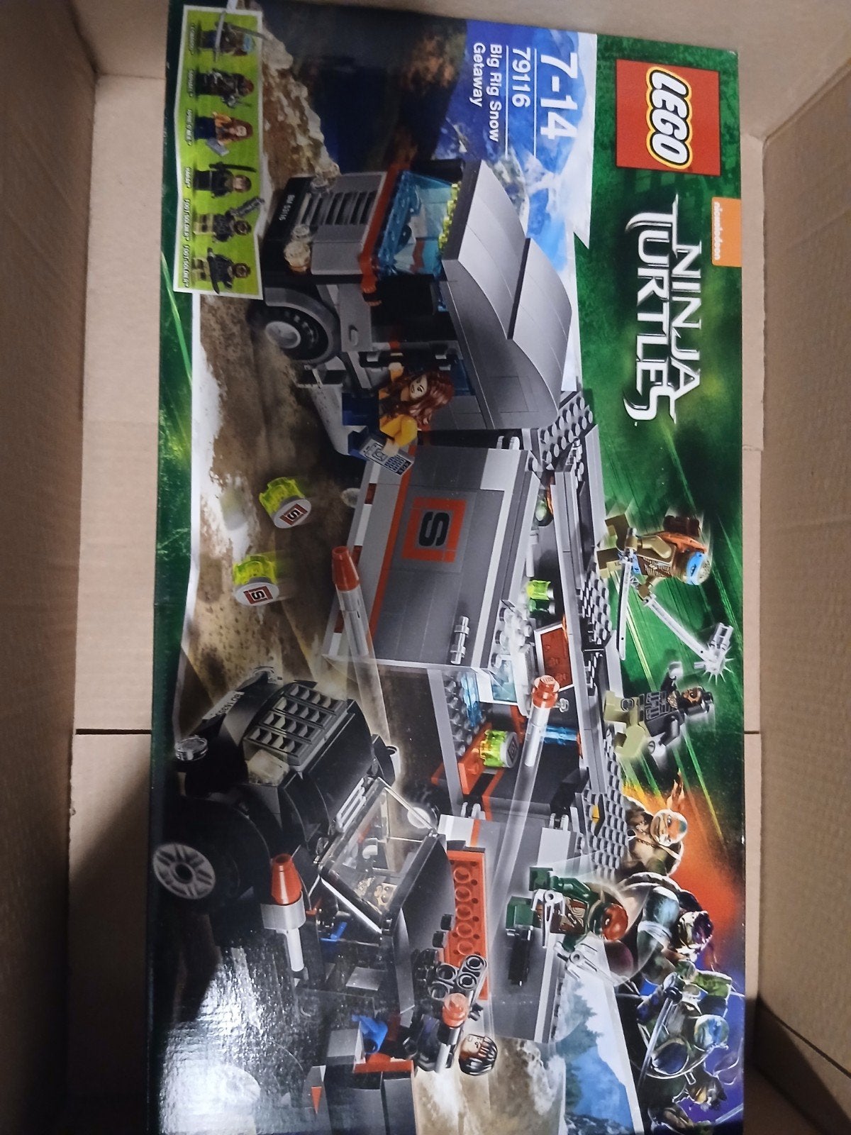 Nieuw Lego Teenage Mutant Ninja Turtle 79116 Big Rig Snow Ge, Overige thema's, Lego, Nieuw, Ophalen of Verzenden