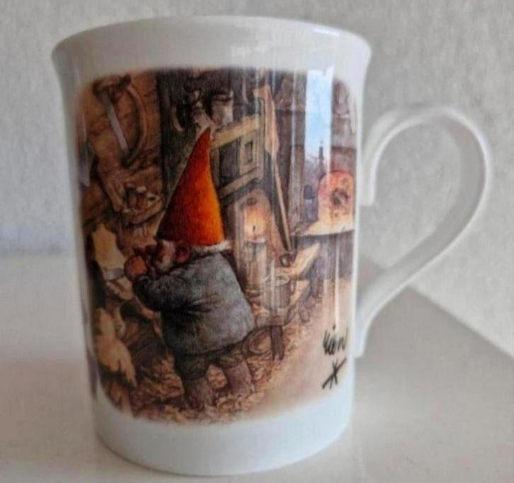 Douwe Egberts Beker David de Kabouter, Ophalen of Verzenden, Zo goed als nieuw, Overige stijlen, Kop(pen) en/of Schotel(s)