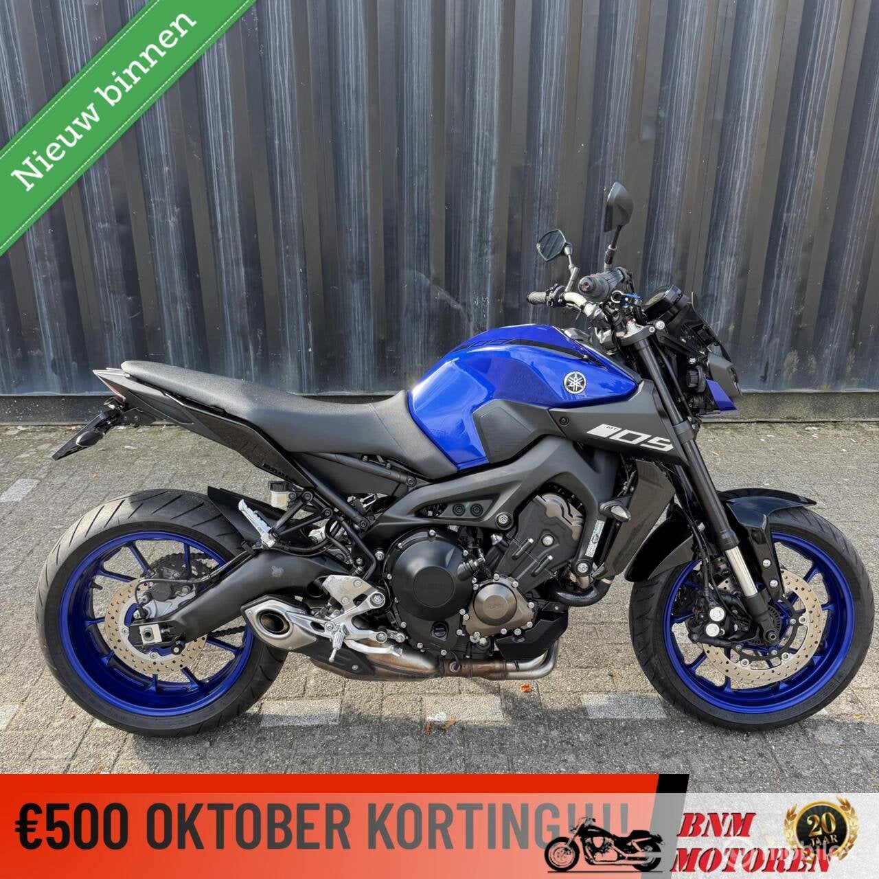 Yamaha MT-09 ABS, ABS, Meer dan 35 kW, Toermotor, 847 cc