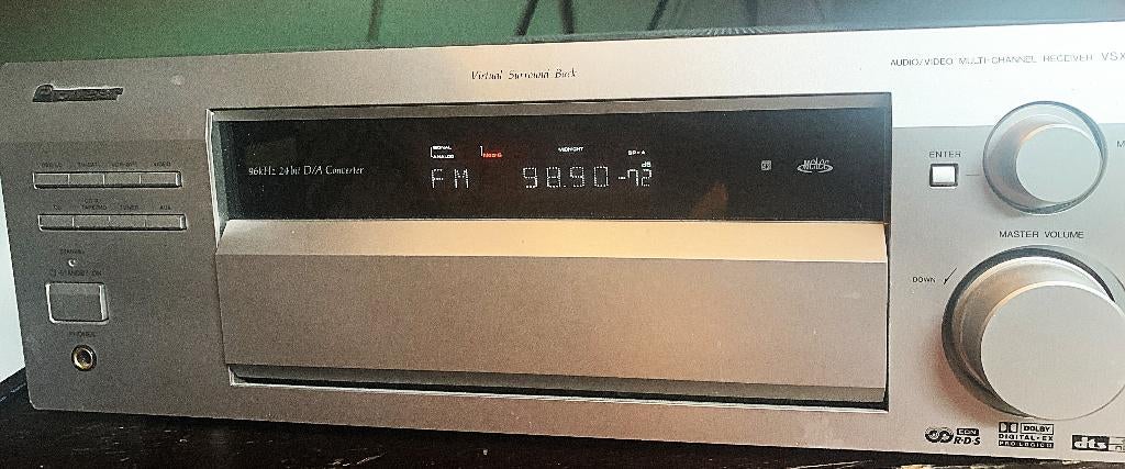 Receiver Pioneer Receiver VSX-D712 + Afstandsbediening, Ophalen, Gebruikt, Pioneer, 120 watt of meer