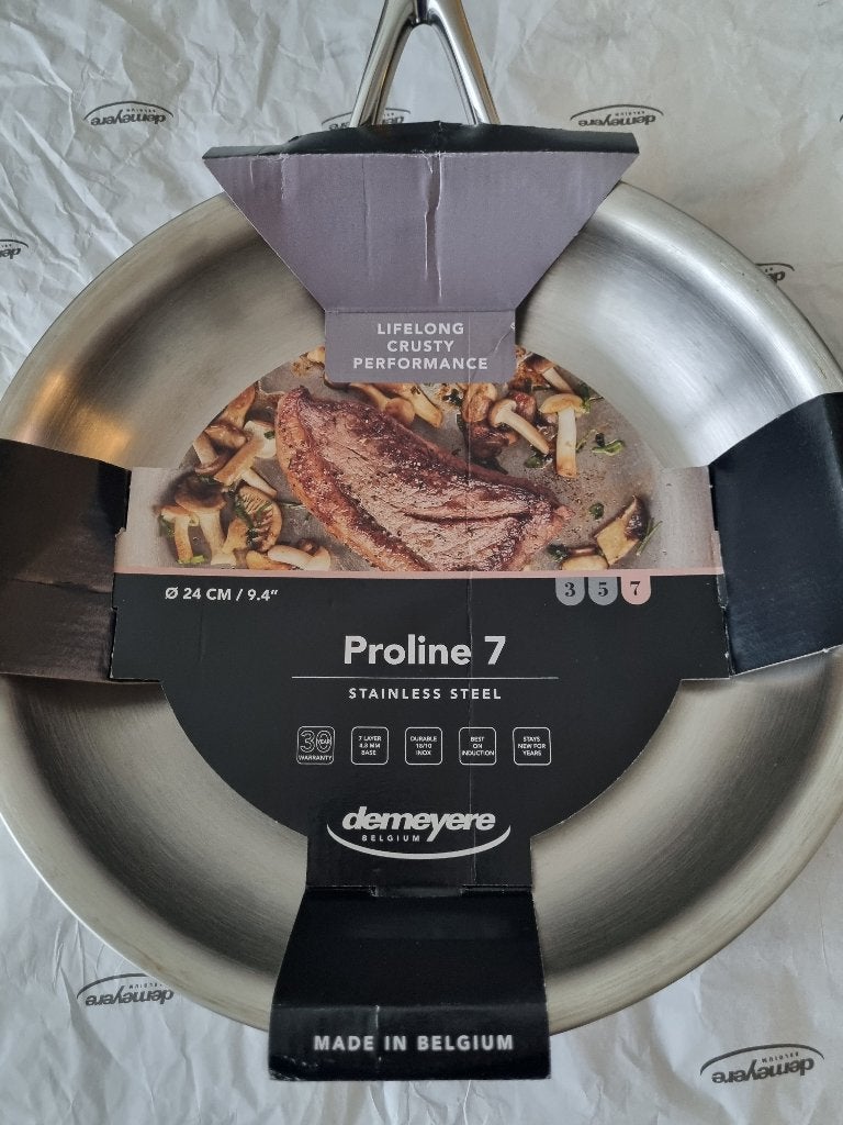 Demeyere Proline 7 Koekenpan 24 cm, Koekenpan, Demeyere, Ophalen of Verzenden, Zo goed als nieuw