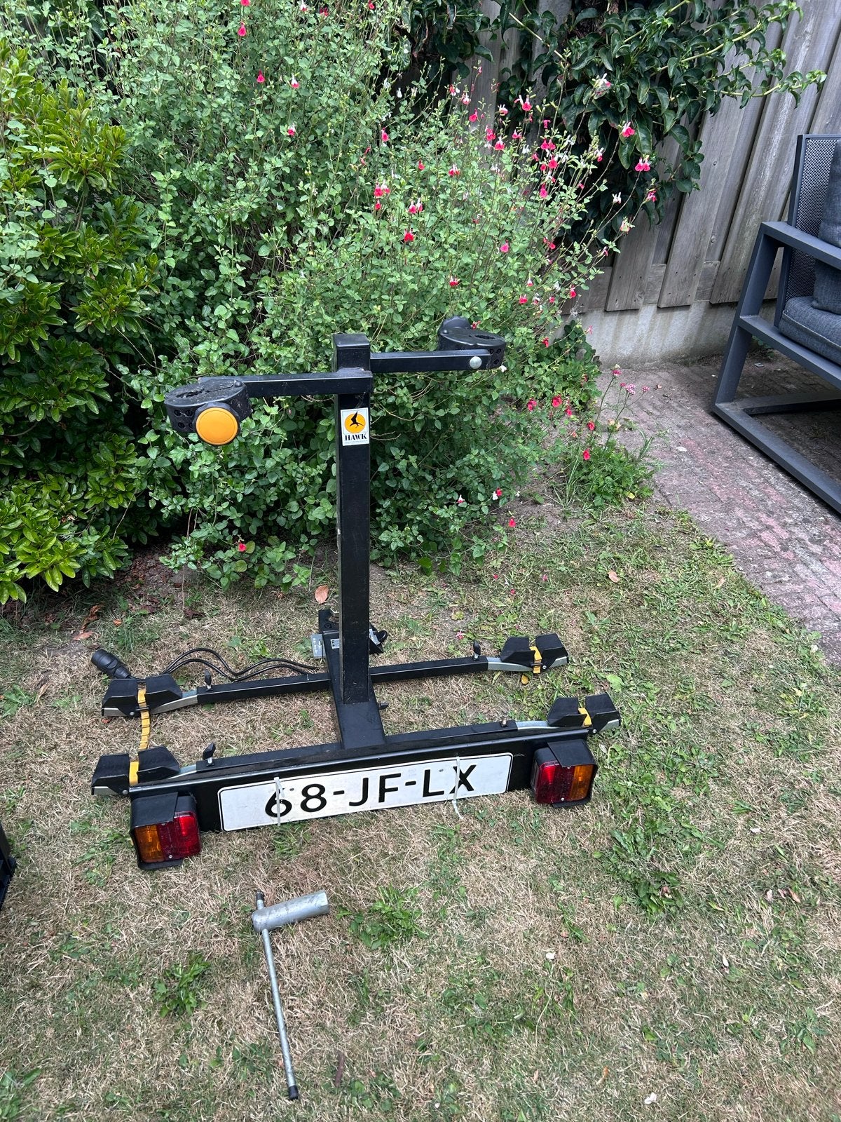 Hawk fietsendrager / schuurvondst, Ophalen, Gebruikt