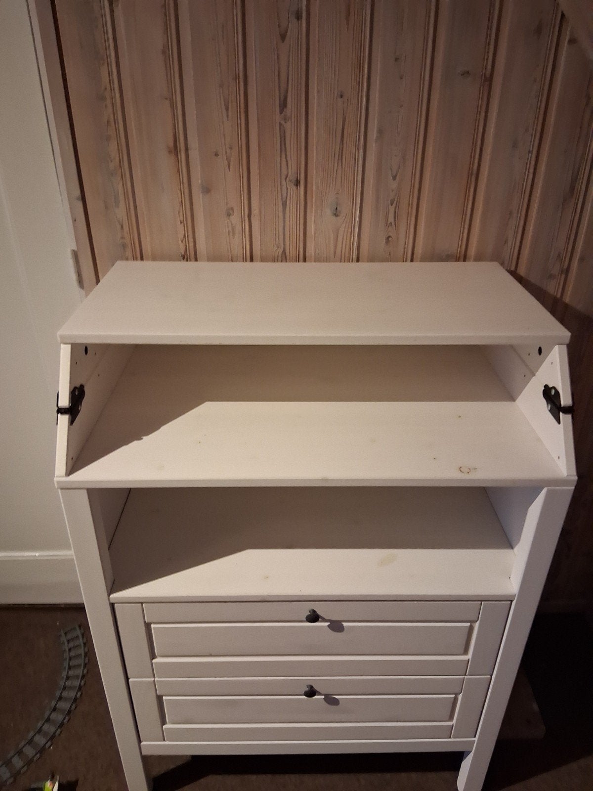 IKEA Sundvik commodekast - Inklapbaar - Wit, Gebruikt, 50 tot 70 cm, Ophalen of Verzenden, 75 tot 100 cm
