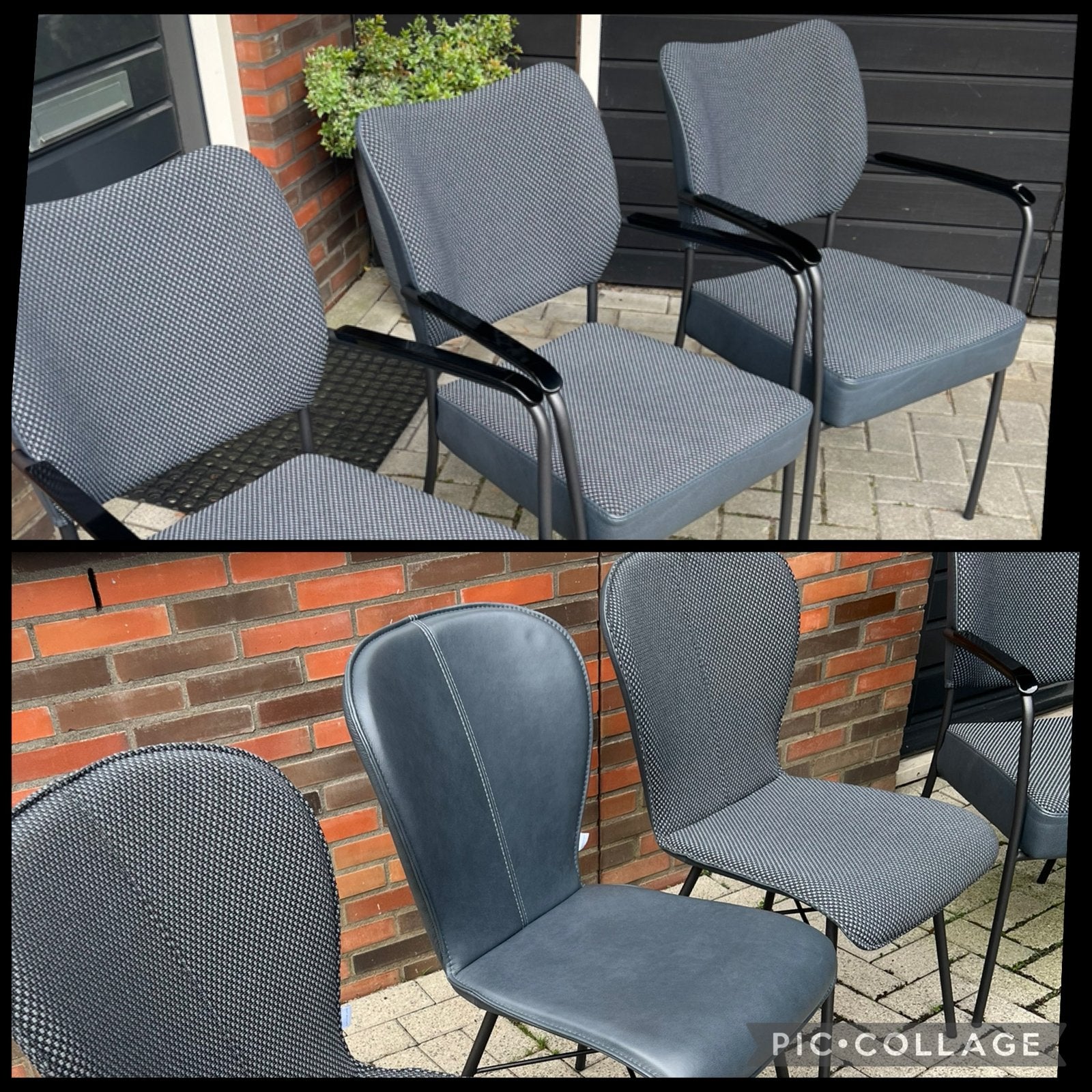 Bert plantagie Eetkamerstoelen 6 stuks, Ophalen, Zo goed als nieuw, Stof
