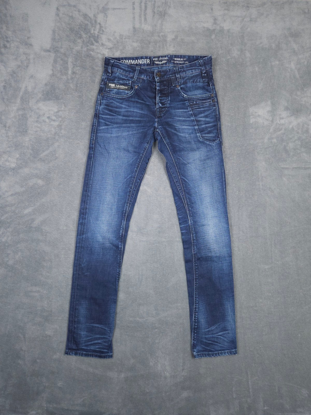 PME Legend Broek Commander W32 L36 Regular Straight Blauw ., ., W32 (confectie 46) of kleiner, Zo goed als nieuw, .