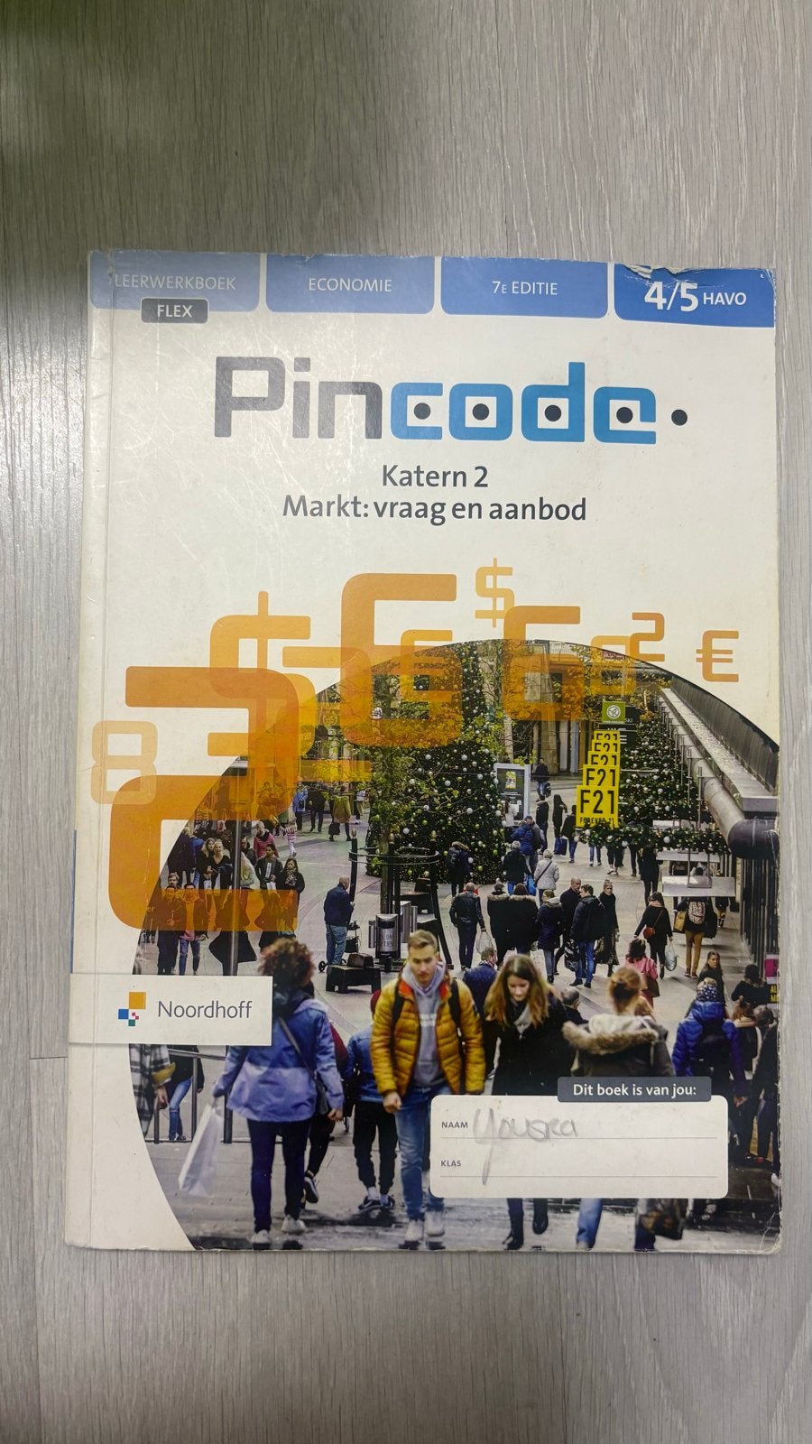 Pincode Economie 4/5 HAVO Katern 2: Markt: vraag en aanbod, Boeken, Schoolboeken, Ophalen of Verzenden, Gelezen, HAVO, Economie