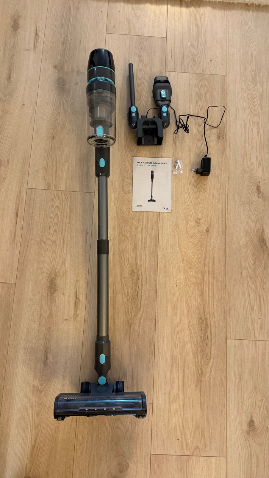 Achate Steelstofzuiger Pro - Nieuwstaat met accessoires, Overige merken, Draadloos, Ophalen of Verzenden, Reservoir