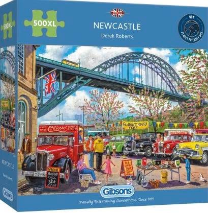Gibsons - New Castle - 500XL stukjes, Ophalen of Verzenden, 500 t/m 1500 stukjes, Nieuw, Legpuzzel