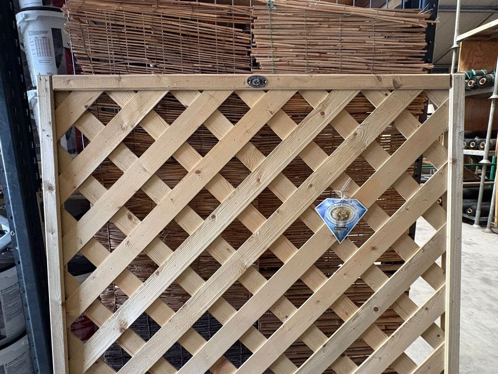 Hillhout Excellent Tuinscherm 180x120 cm 2x voor €75,00!, Tuin en Terras, Schuttingen, Ophalen, 1 tot 2 meter, Minder dan 3 meter