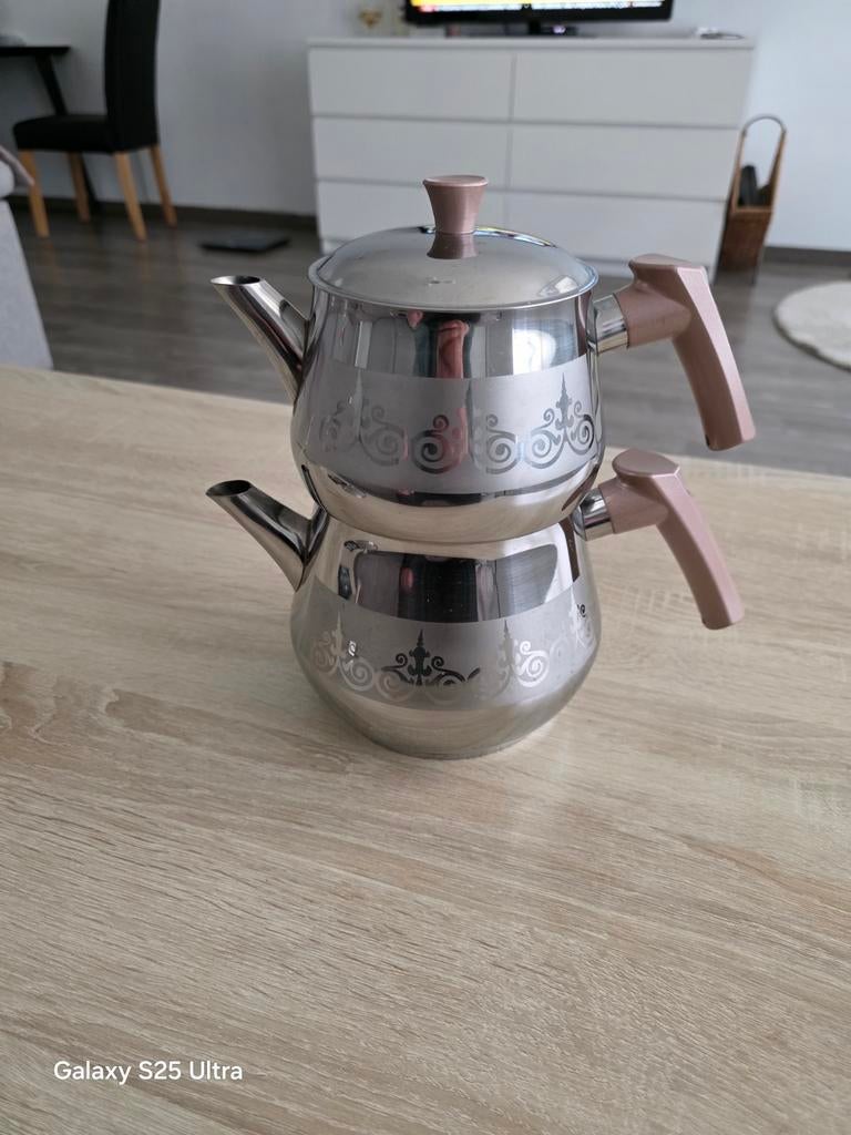 Thee pot Rvs., Ophalen, Zo goed als nieuw