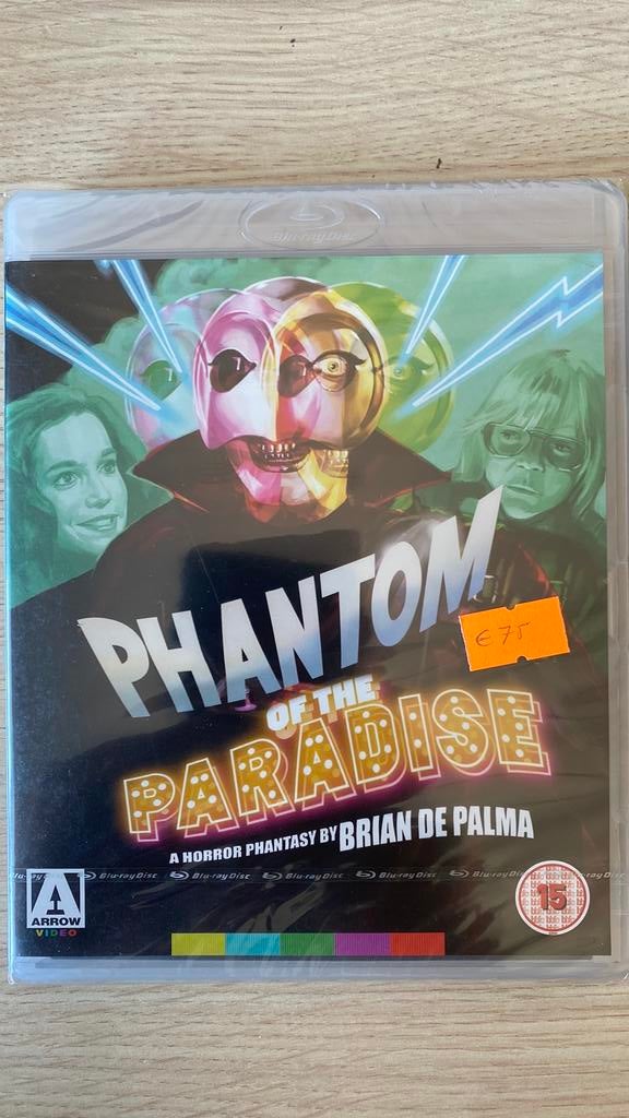 Phantom of the paradise blu ray NIEUW arrow, Ophalen of Verzenden, Nieuw in verpakking, Horror