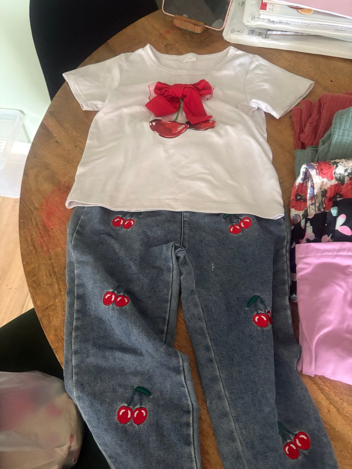 Leuke meisjeskleding setjes en losse items, Ophalen of Verzenden, Zo goed als nieuw, Maat 116