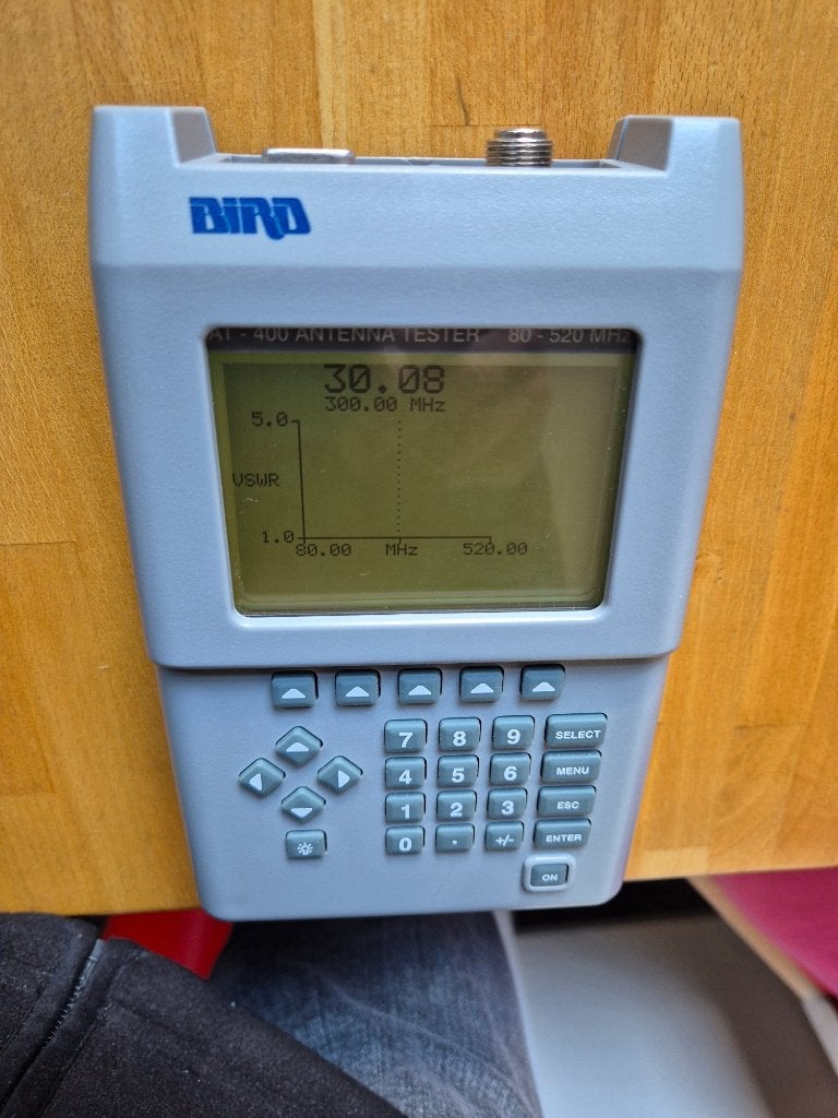 Bird AT-400 Antenna Tester | 80 - 520 MHz in nieuwstaat, Ophalen, Zo goed als nieuw