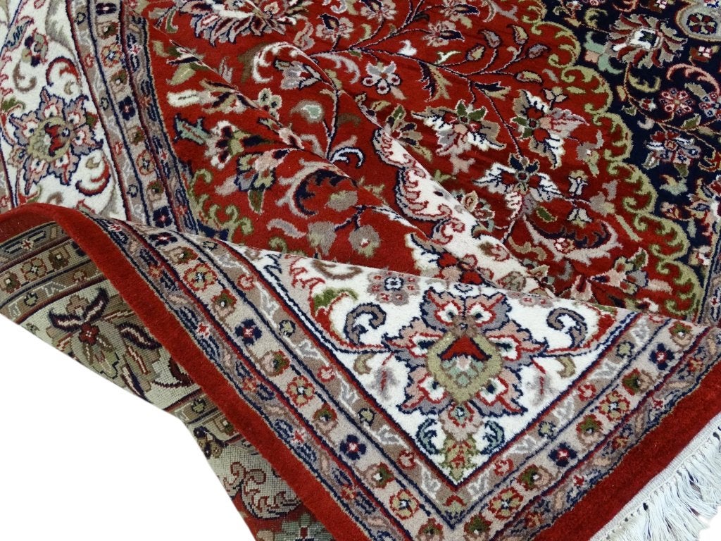 Perzisch tapijt - Keshan - 345 x 250 cm - Handgeknoopt, Crème, -, -, Eclectisch - Antiek - Modern - Landelijk - klassiek - Vintage