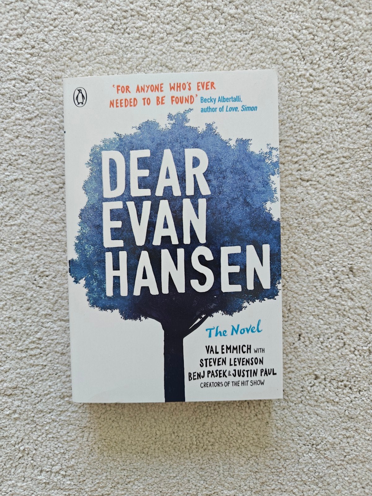 Dear Evan Hansen the Novel, Ophalen of Verzenden, Nieuw, Fictie